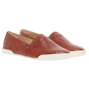 Zapato plano sin cordones Frye Melanie para mujer de cuero negro acolchado TALLA 8,5 - Imagen 1 de 6