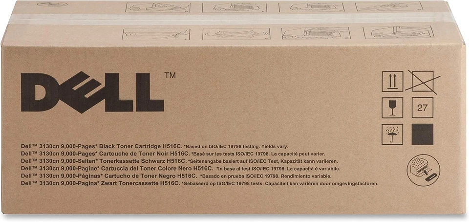 NEW Genuine DELL H516C - 3130CN BLACK Toner Cartridge 9K - BRAND NEW SEALED - image 1 of 1