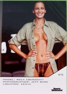 2003 SPORTS ILLUSTRATED SWIMSUIT - VERY SEXY Trading Card #95 😍 REKA EBERGENYI