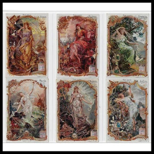 1893 * Set of 6 Liebig Figures "Precious Stone I" (CIF 389 - BLOOD 392) - Picture 1 of 1