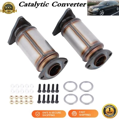 Left+Right Front Catalytic Converter For Lexus LS430 SC430 GS430 4.3L 2001-2010 Foto 1 de 4