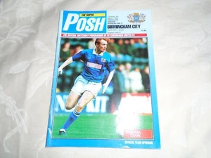 Peterborough United v Birmingham City League Division 1 Programme 9/3/93 - Picture 1 of 1