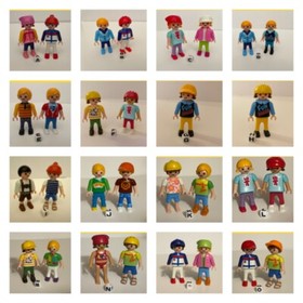 Playmobil Lots of Two Children Kids Boys Girls Hats Prince Sword 5024 4118