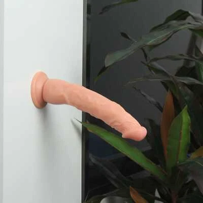 Consolador grande 9,45 anal tapón trasero succión flexible realista estimulante ventosa Foto 1 de 4