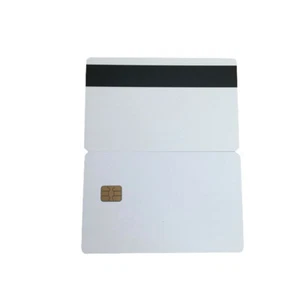 Smart Contact IC Card ISO 7816 SLE4442 With Hico Magnetic Stripe - 10pcs - Picture 1 of 2
