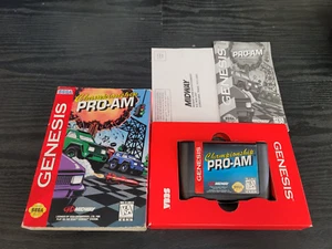 Championship Pro-Am Sega Genesis Complete In Box CIB Near Mint With Reg Card PU - Picture 1 of 7