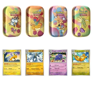Pokémon 4 Mini Latas + 4 Cartas Promocionales Paquete 2 - Paquete Sam Club 151 [Confirmar] - Imagen 1 de 4