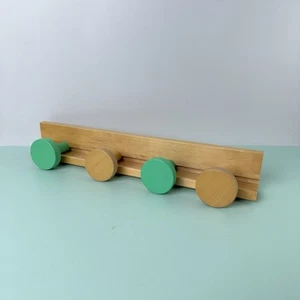 IKEA PS 2014 Wandschiene Knöpfe Tomas Alonso Design Holz Wandhaken Regal 4 Heringe - Bild 1 von 8