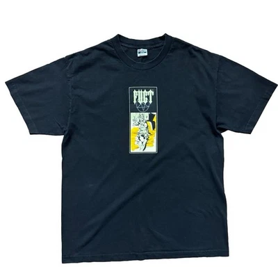 Camiseta Gráfica Vintage FUCT Devil Girl Negra Hecha en EE. UU. Ropa de Calle Camiseta Talla Grande Foto 1 de 4
