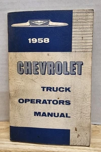 Vintage 1958 CHEVROLET Truck Operator’s Manual - Picture 1 of 4