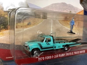 Greenlight 1970 Ford F350 Ramp Truck and Truck Driver 1/64 - Picture 1 of 2