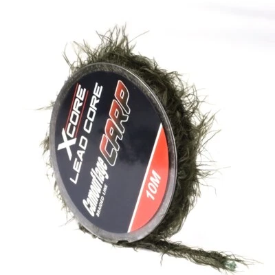 10m Seaweed Aqua Grass Fishing Line Lead Core Carp Braid Line Green 45LB 55LB - Image 1 of 4
