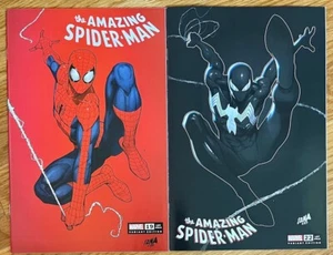AMAZING SPIDER-MAN 19 & 22 DNA David Nakayama Variant Color Bleed BLACK SUIT NM - Bild 1 von 3