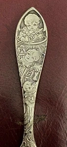 Antique 1920โs Art Deco Silver Plate A1+ Baby Children Kid's Fork ๐ - Picture 1 of 6