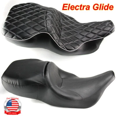 Водительское пассажирское сиденье 2 Two Up подходит для Harley Electra Glide Standard FLHTCUI США - Изображение 1 из 4