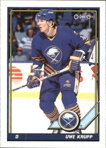 1991-92 O-Pee-Chee Hockey #155 Uwe Krupp