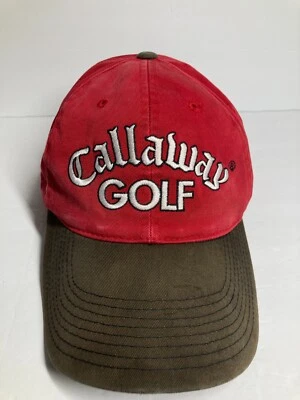 Gorra de Golf Callaway Adulto Roja Ajustable Algodón Sarga Gran Bertha Grande Foto 1 de 4