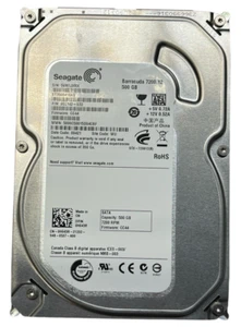 Seagate 500GB Barracuda 7200RPM 3.5 SATA Hard Drive ST3500418AS 9Sl142-033 - Picture 1 of 8