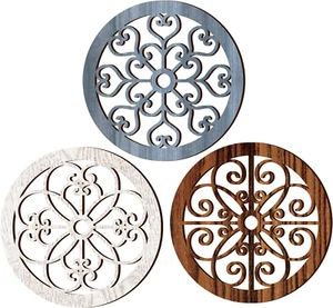 3 Pieces Thicken Rustic Wall Decor Farmhouse Wall Art Decor Wood Hanging Decorat - Picture 1 of 7
