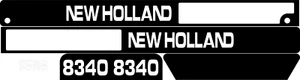 8340 New Holland Tractor Decal Set - Picture 1 of 1