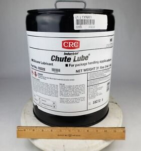 CRC Chute Lube 03222 NSF H2 Food Grade Silicone Wet Lubricant 5 Gallon Drum