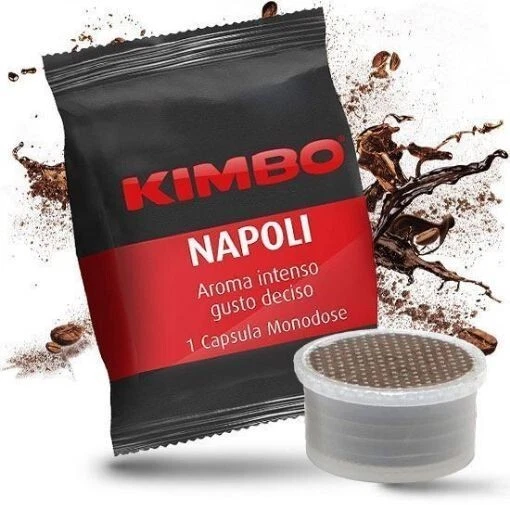 100 Capsule Caffè Kimbo Napoli Compatibili per Lavazza Espresso Point Fap Ep