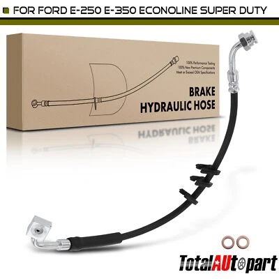 Brake Hydraulic Hose for Ford E-250 E-350 E-450 Econoline Super Duty Front Right - Image 1 of 4