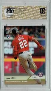 Juan Soto 2018 Topps Now #731 PRISTINE Rookie Card PGI 10 - Picture 1 of 1