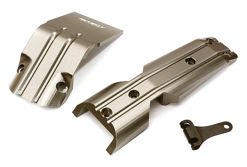 Billet Machined Alloy Front Skid Plates (2) for Traxxas 1/10 E-Revo 2.0 8637 - Image 1 of 1
