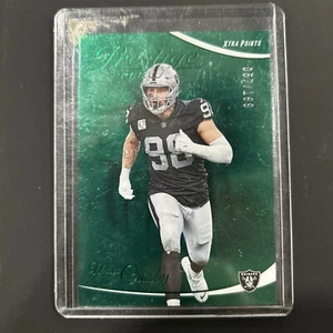 2023 Panini Prestige Maxx Crosby Xtra Points Green #/199 Las Vegas Raiders #157 - Picture 1 of 2