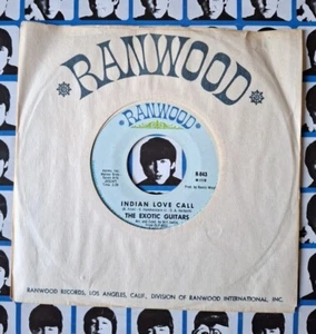 Exotic Guitars (Al Casey Wrecking Crew) Indian Love Call Trying 1969 45 7" Vinyl - Picture 1 of 10