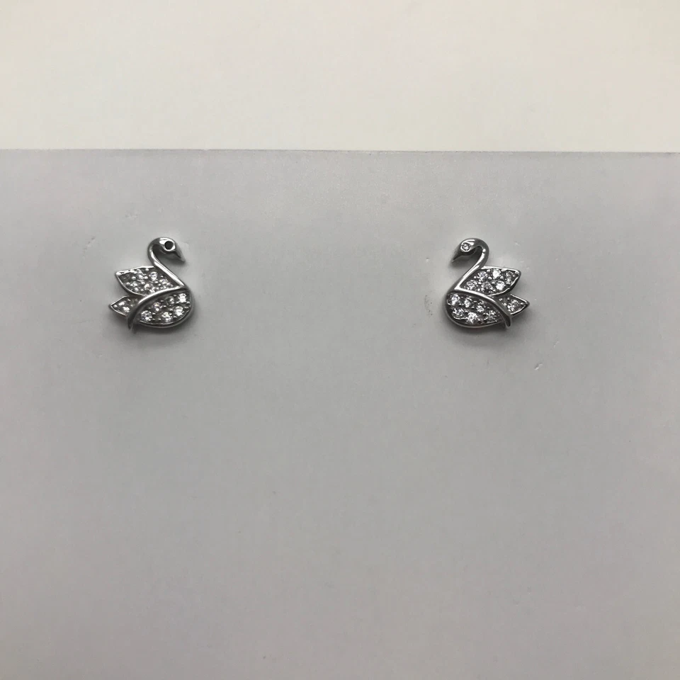 ORECCHINI BOCCADAMO MYA da Donna a lobo in acciaio a forma di cigno OROM03 - Immagine 1 di 1