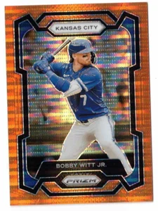 2024 Panini Prizm - #213 Bobby Witt Jr. 124/399 Orange Disco Refractor - Bild 1 von 2