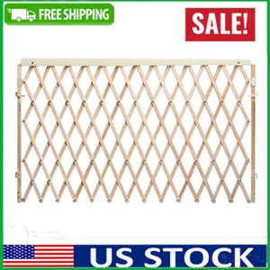 Retractable Baby Gate Safety Infants, Toddlers & Pets 24" - 60" Wide Walk Thru - Picture 1 of 8