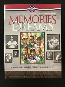 Goose Gossage Signed 2008 Baseball HOF Induction Program Yankees Auto Inscr JSA - Picture 1 of 5