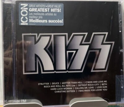 Rare Out Of Print CD KIss Icon I was made for loving you Beth Love gun Deuce NEW Foto 1 de 2
