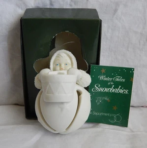 DEPT 56 SNOWBABIES "LITTLE DRUMMER JINGLEBABY" - Picture 1 of 9