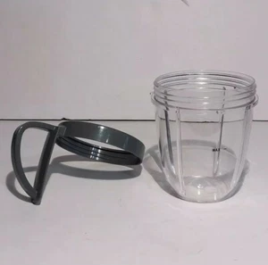 NutriBullet Replacement Short Cup With Detachable Handle And Lip Ring 24 Oz - Picture 1 of 12