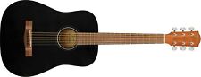 Fender Fa-15 3/4 Acoustic Guitar With Gig Bag Limited Edition Black