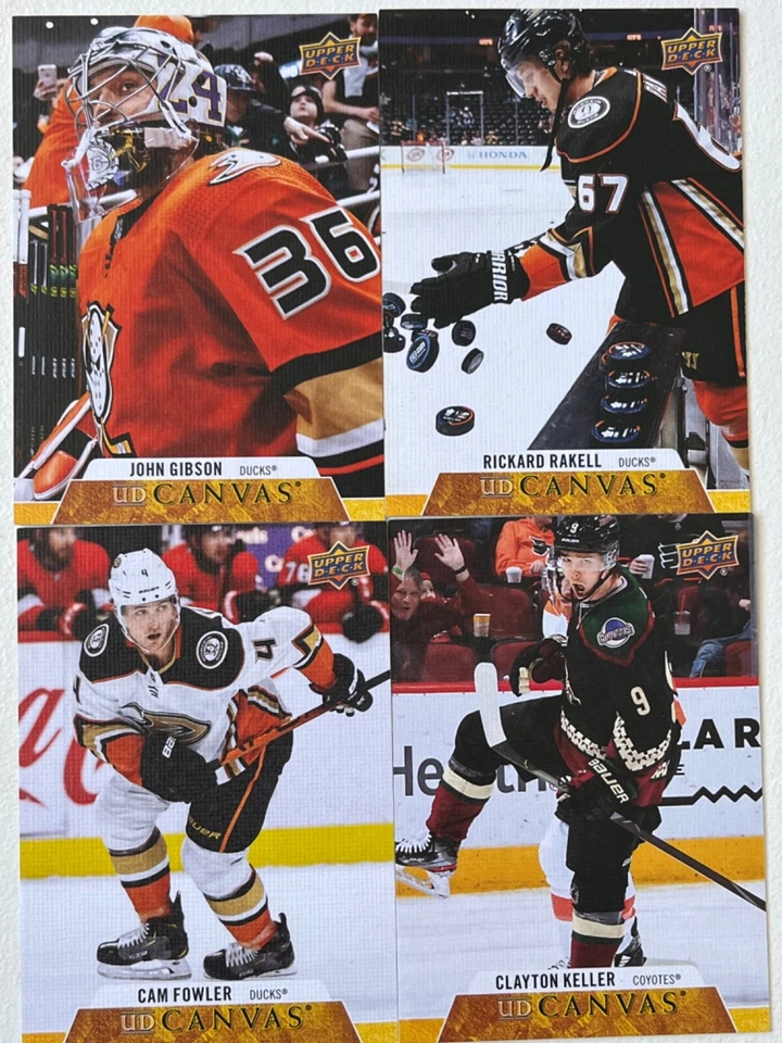 2020-21 Upper Deck UD Canvas Series 2 Hockey Card Pick From List !! - Image 1 of 1