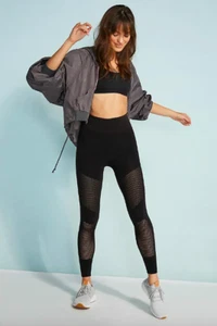 Free People Movement Seamless Sculpt Mesh Leggings, Made in Italy $140 | FF-139 - Picture 1 of 6