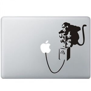 MacBook 13" 15" Banksy Monkey explosion decal sticker (pre-2016 MB Pro/Air only)