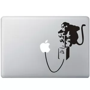 MacBook 13" 15" Banksy Monkey explosion decal sticker (pre-2016 MB Pro/Air only) - Picture 1 of 1
