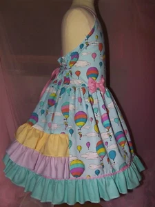 Dr. Seuss “Oh the Places You’ll Go” Dress RARE Pastel colors  Size  5t open back - Picture 1 of 7