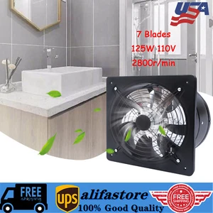 12 Inch Exhaust Fan Through Wall Extractor Exhaust Ventilation Fan 110V Kitchen - Picture 1 of 11