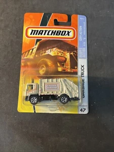 Camión de basura Matchbox City Action 2007 #47, nuevo sellado - Imagen 1 de 3