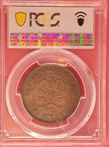 1919 China Hunan 20 Cash - PCGS AU53 - Early Republic Copper Coin - XF/AU (3,3) - Bild 1 von 2