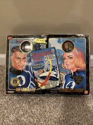 Capas famosas Fantastic Four Mr. Figuras de ação femininas fantásticas e invisíveis - Imagem 1 de 4