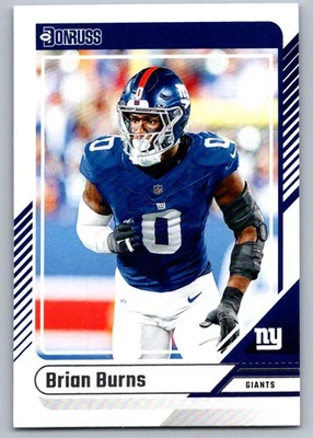 2024 Donruss Press Proof Blue Brian Burns New York Giants #14 - Image 1 of 2