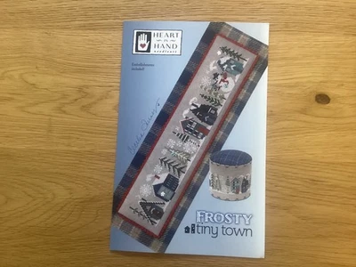 Frosty Tiny Town Inc Embellishments Cross Stitch Chart By Heart In Hand - Image 1 of 2